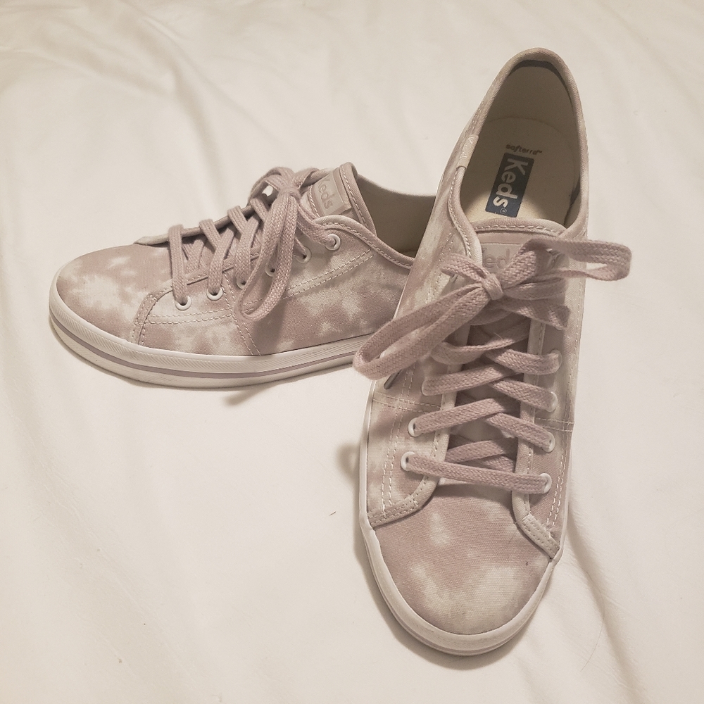 Keds Tie Dye Kickstart lilac purple womens size 8
